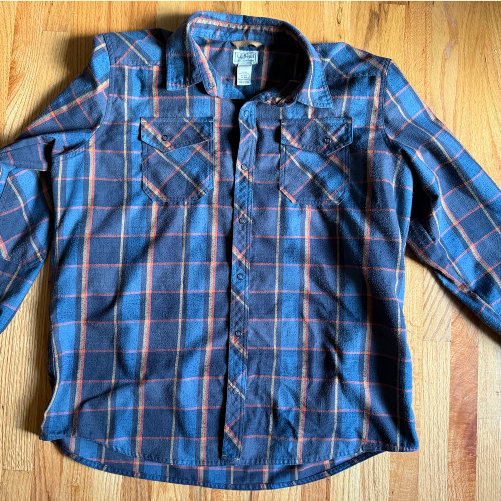 L.L. Bean Khatadin Performance Flannel XL